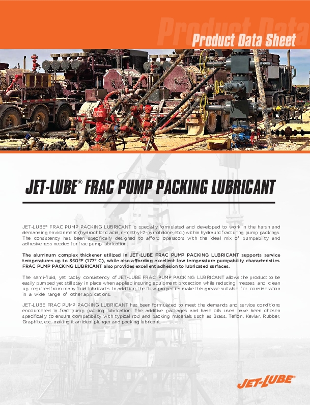 PDS_Frac Pump Packing Lubricant_English
