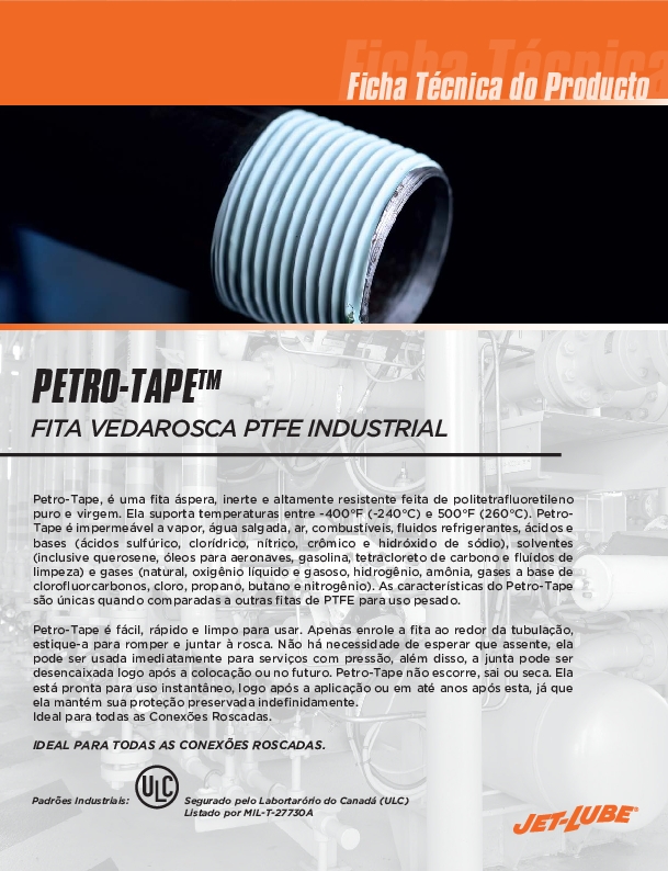 Petro-Tape Product Data Sheet (PDS)