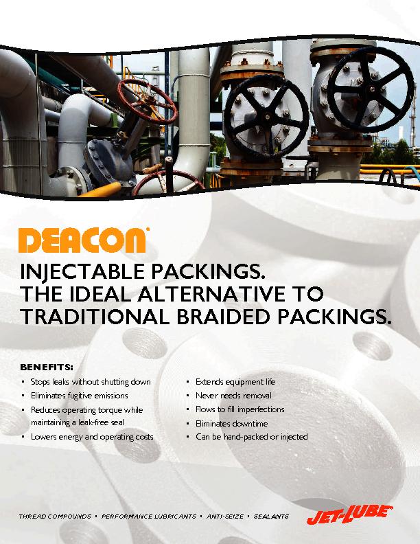 Injectable Packings - The Ideal Alternative to Traditional Braided Packings