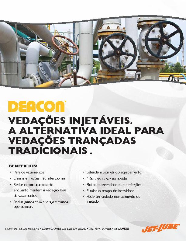 Vedaçõex Injetáveis. A Alternativa Ideal para Vedações Trançadas Tradicionais
