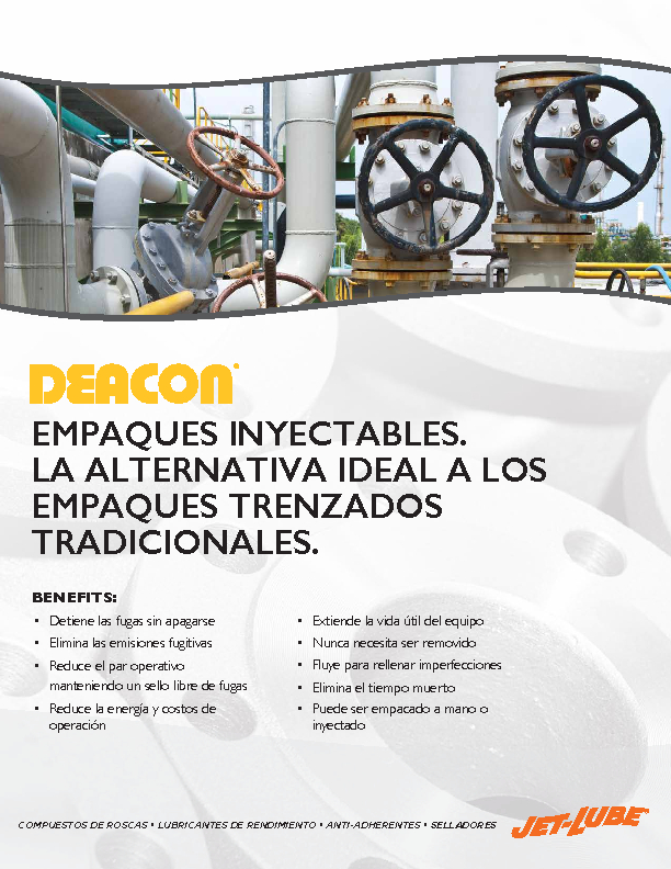 Empaques Inyectables. La Alternativa Ideal a lose Empaques Trenzados Tradicionales.