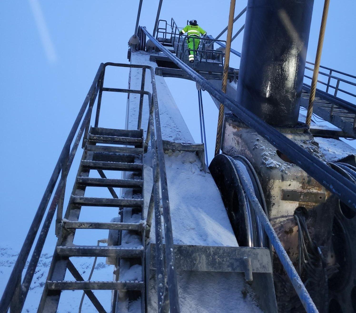 The Winter Warrior in Mining visual image