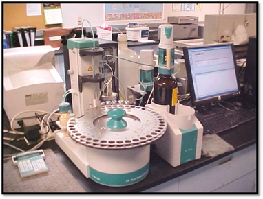 water concentration equipment display