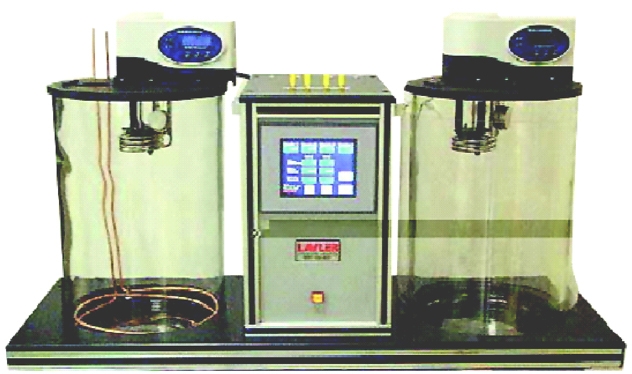 foam testing equipment display