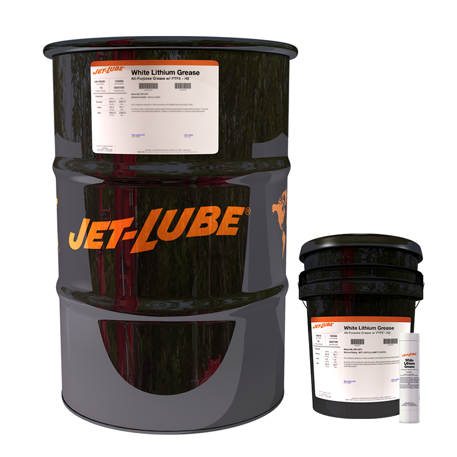 White Lithium Grease All Purpose Grease W Ptfe H2 Jet Lube