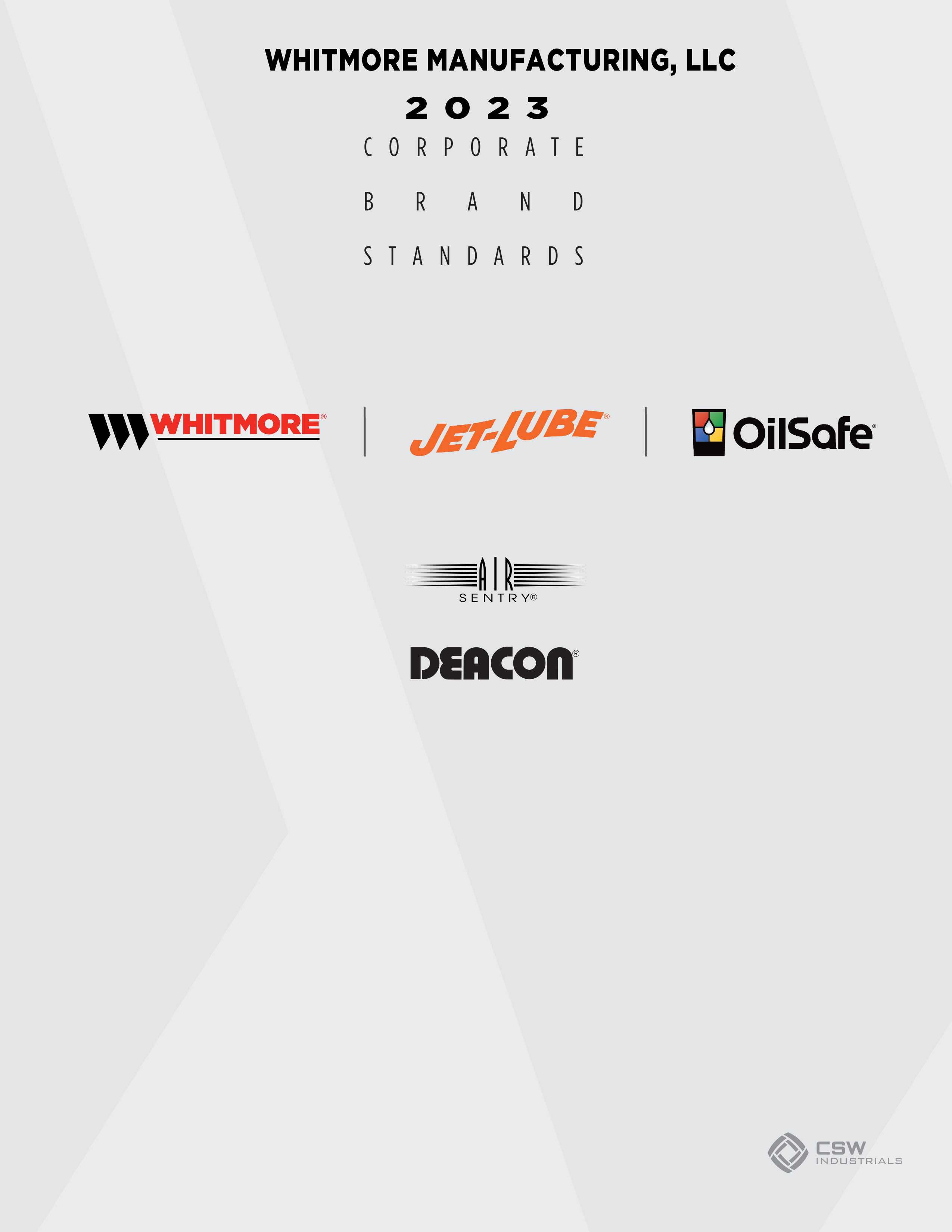 Whitmore and Jet-Lube Branding Standards 2023