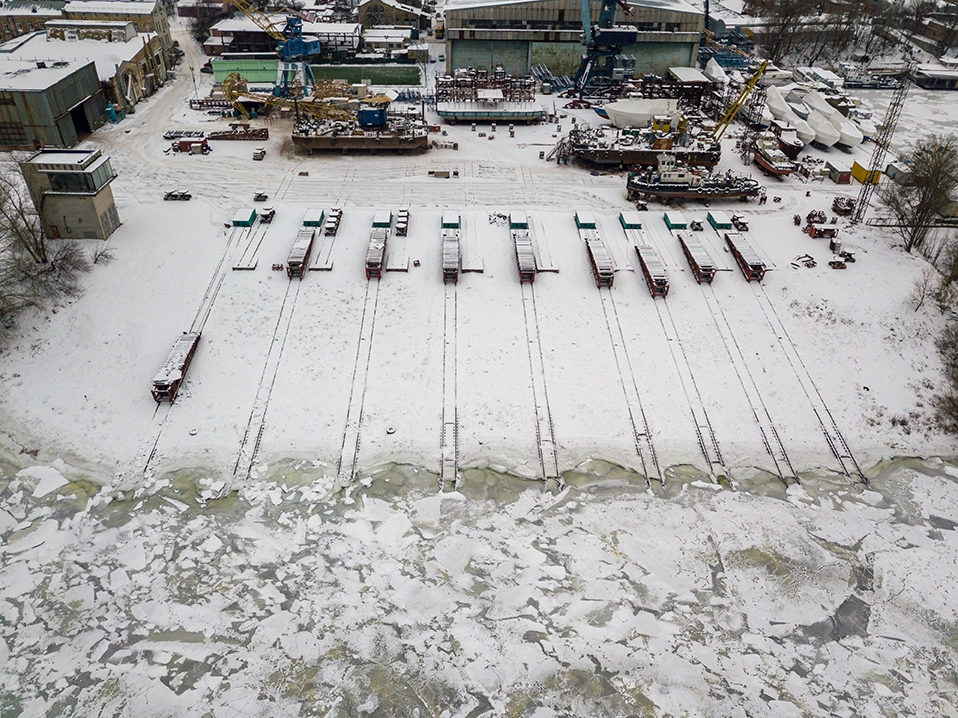winter industry illustration image